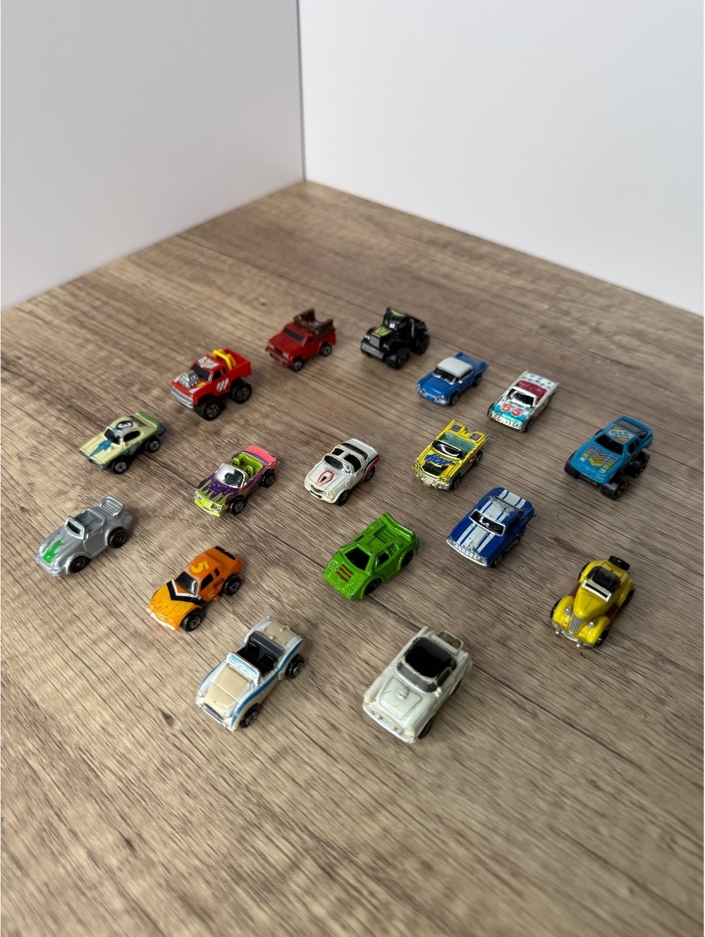 Vintage Galoob Micro Machines Lot of 16 Cars Trucks Race Vehicles Loose